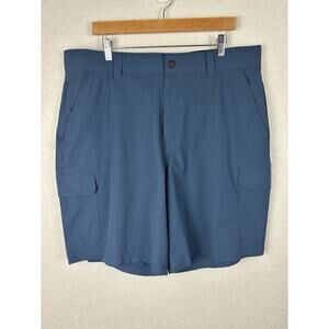 Orvis Mens Shorts Size 38‎ Navy Blue Cargo Fishing Hiking Outdoor Camping Active